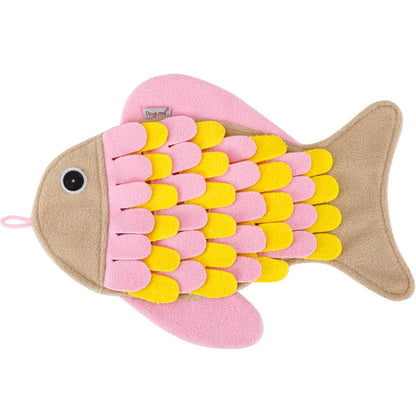 ATUBAN Snuffle Mat for Dogs Slow Feeding Mat Durable Dog Interactive Mat with Squeaky Puzzle Toys Plush Eggs Toys for Nose