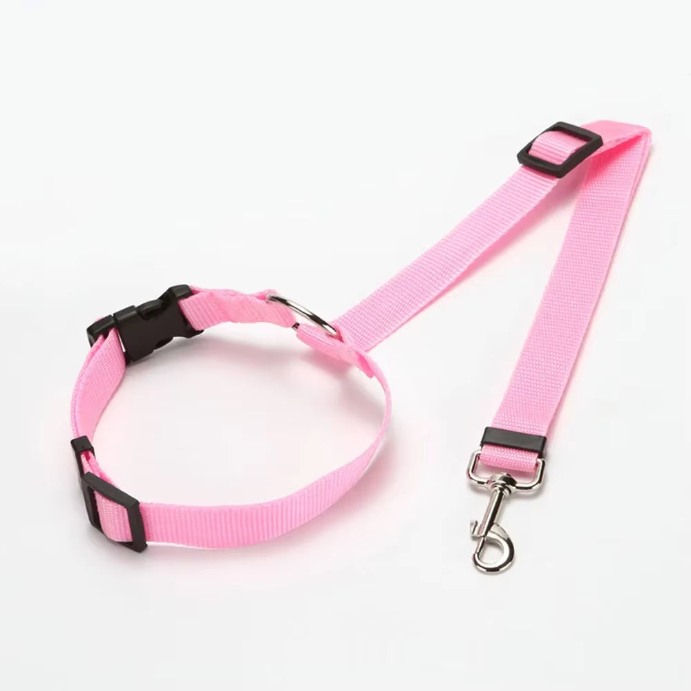 Pet Products Universal Practical Cat Dog Safety Adjustable Car Seat Belt Harness Leash Puppy Seat-Belt Travel Clip Strap Leads