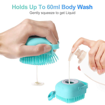 Brosse à Mousse Premium Mascoto & Co – Shampooing Intégré, Massage & Nettoyage Profond pour Chiens et Chats