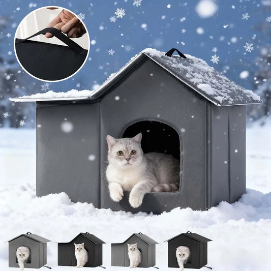 Maison d’Extérieur Hiver pour Chat – Abri Imperméable & Isolé sur Pieds