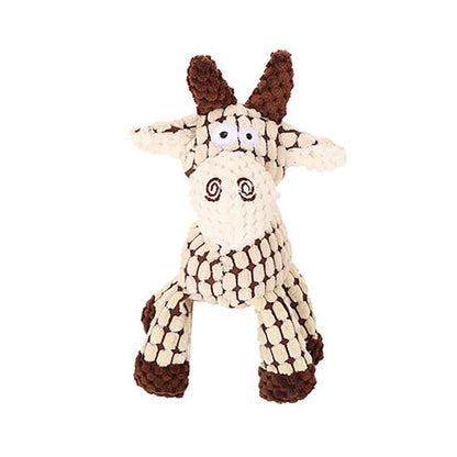 Jouet en Peluche Animaux – Résistant & Squeaky – Pour Chiens Petits à Moyens
