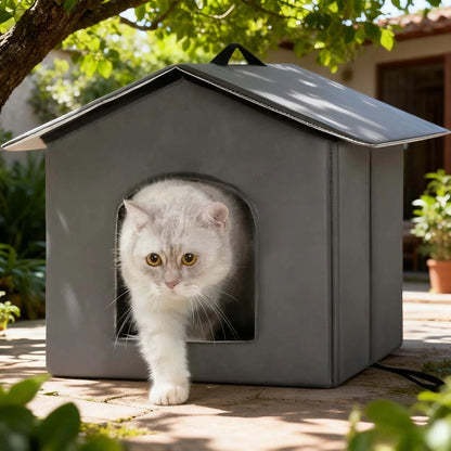 Maison d’Extérieur Hiver pour Chat – Abri Imperméable & Isolé sur Pieds