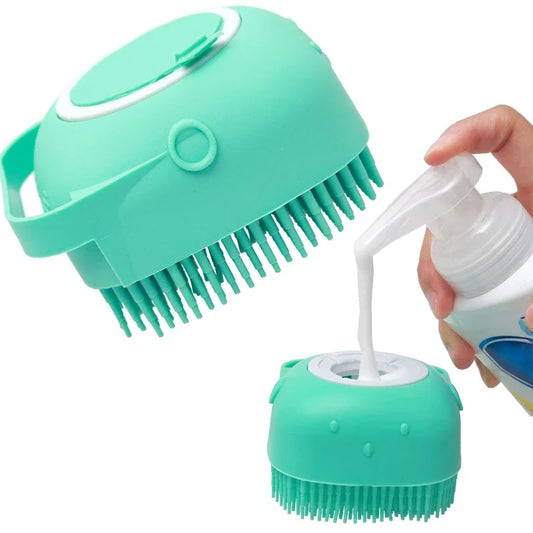Brosse à Mousse Premium Mascoto & Co – Shampooing Intégré, Massage & Nettoyage Profond pour Chiens et Chats