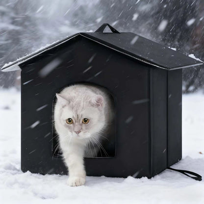 Maison d’Extérieur Hiver pour Chat – Abri Imperméable & Isolé sur Pieds