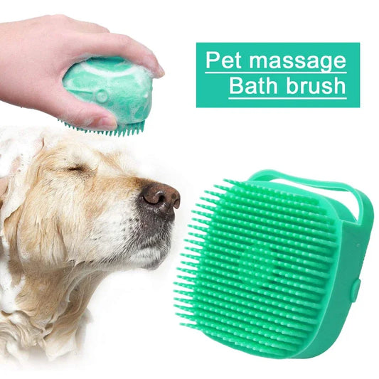 Brosse à Mousse Premium Mascoto & Co – Shampooing Intégré, Massage & Nettoyage Profond pour Chiens et Chats