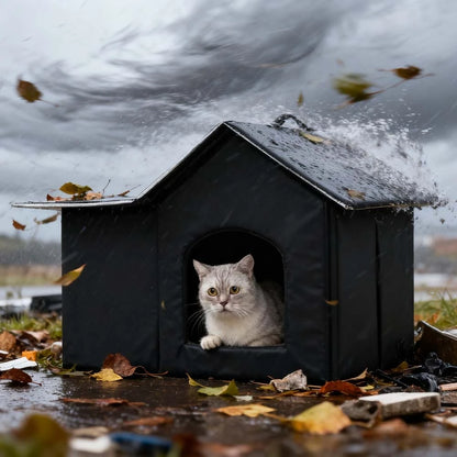 Maison d’Extérieur Hiver pour Chat – Abri Imperméable & Isolé sur Pieds