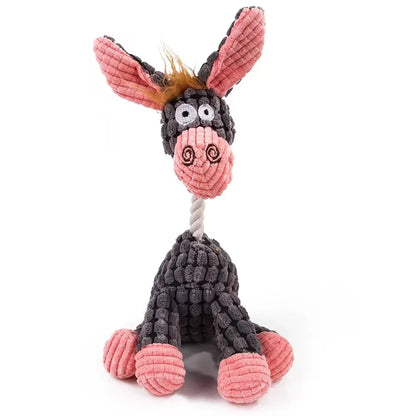 Jouet en Peluche Animaux – Résistant & Squeaky – Pour Chiens Petits à Moyens