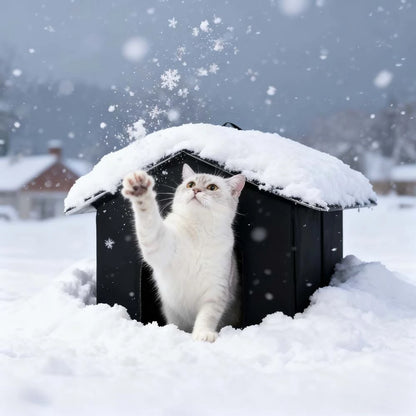 Maison d’Extérieur Hiver pour Chat – Abri Imperméable & Isolé sur Pieds