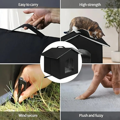 Maison d’Extérieur Hiver pour Chat – Abri Imperméable & Isolé sur Pieds