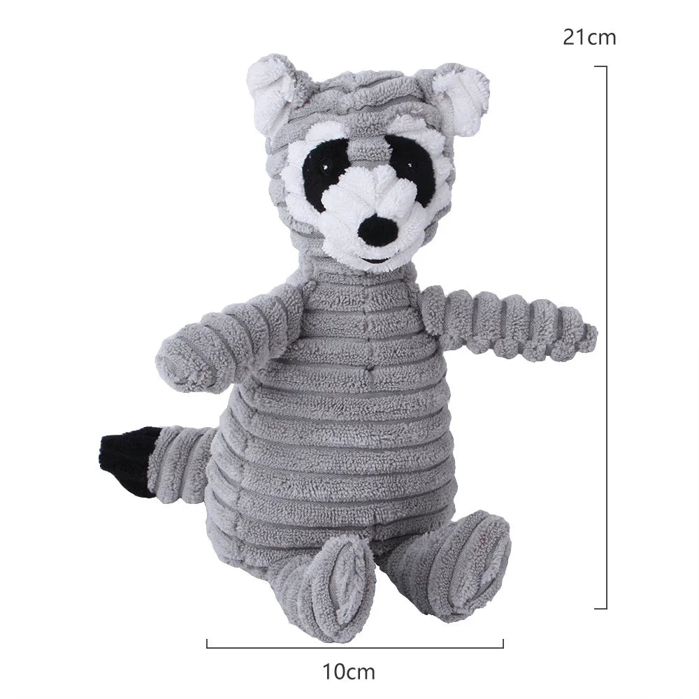 Jouet en Peluche Animaux – Résistant & Squeaky – Pour Chiens Petits à Moyens