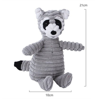 Jouet en Peluche Animaux – Résistant & Squeaky – Pour Chiens Petits à Moyens